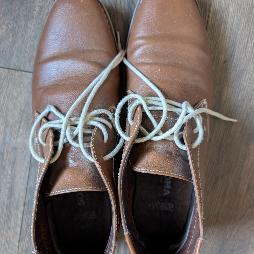 Men's Brown Leather Shoes